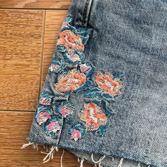 NWT-LUCKY Brand The Cut Off Short Flower Power - Picture 4 of 4